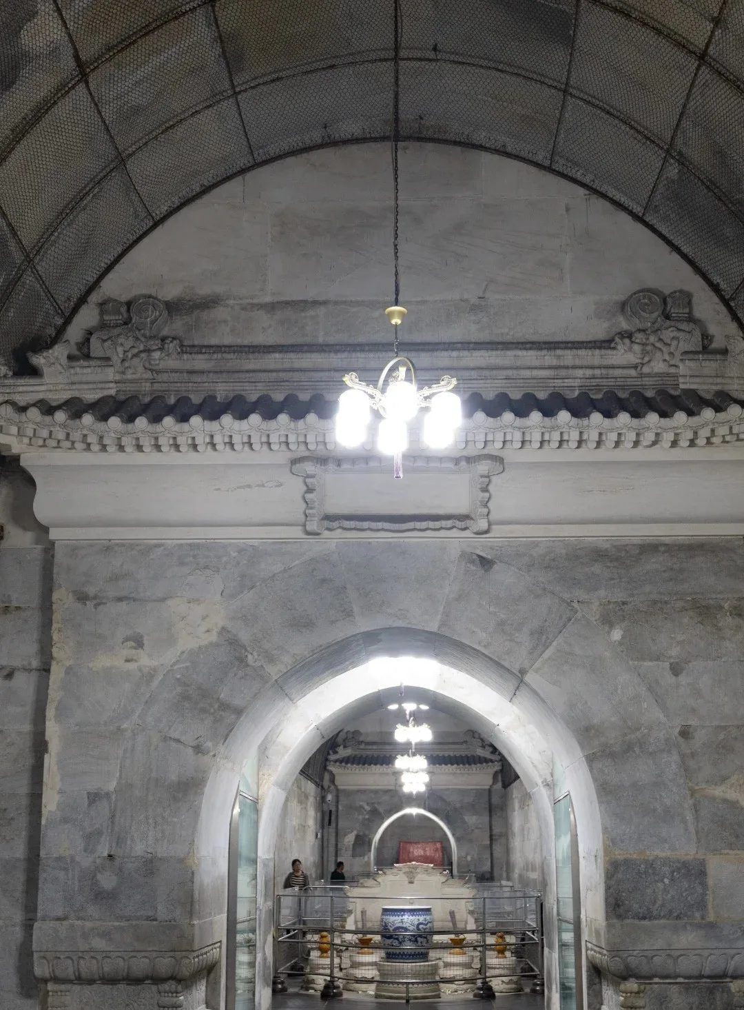 The reconstructed surface buildings of Zhaoling.