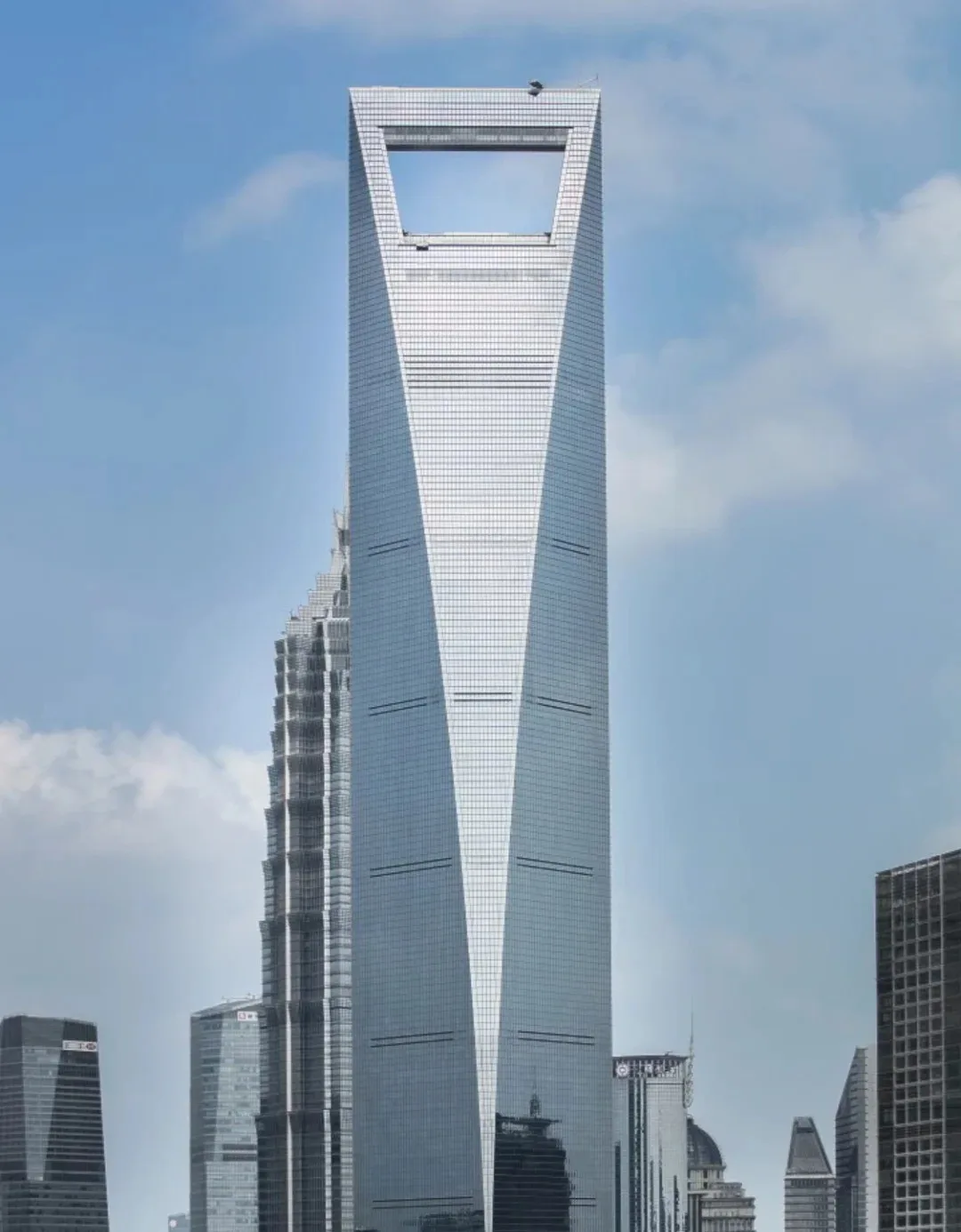 The tower at night